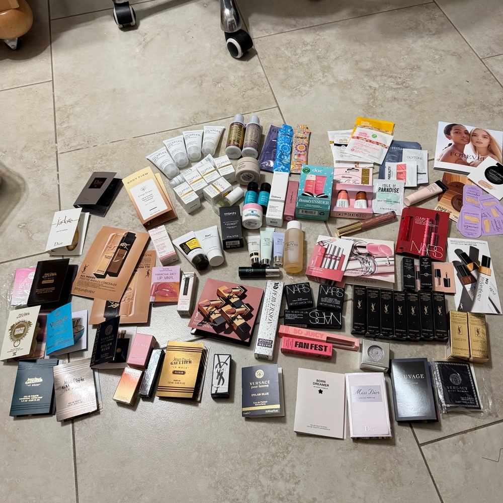 Huge Skincare Makeup Hair Perfume SAMPLES Bundle Sephora Ulta Nordstrom luxury